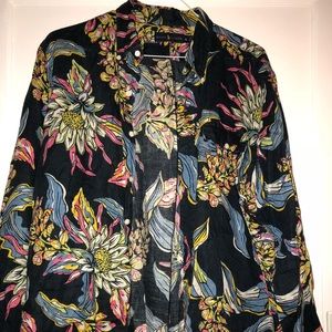 Ralph Lauren linen button down shirt